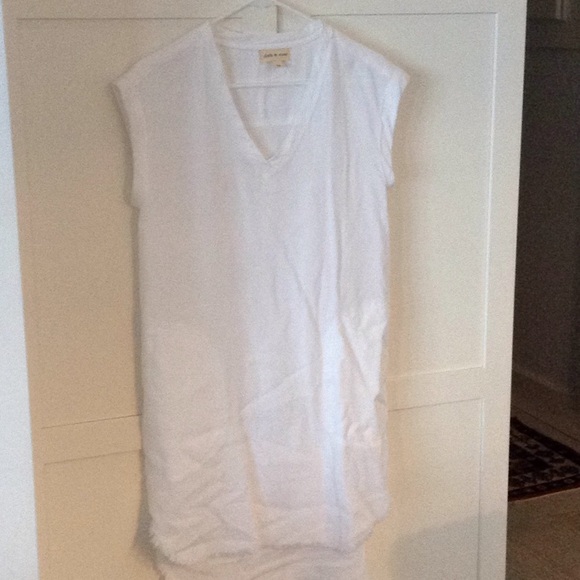 Summer must a white short sleeve dress sz xs - Picture 1 of 8